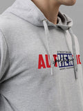 ADRO Men Printed Hooded Sweatshirt