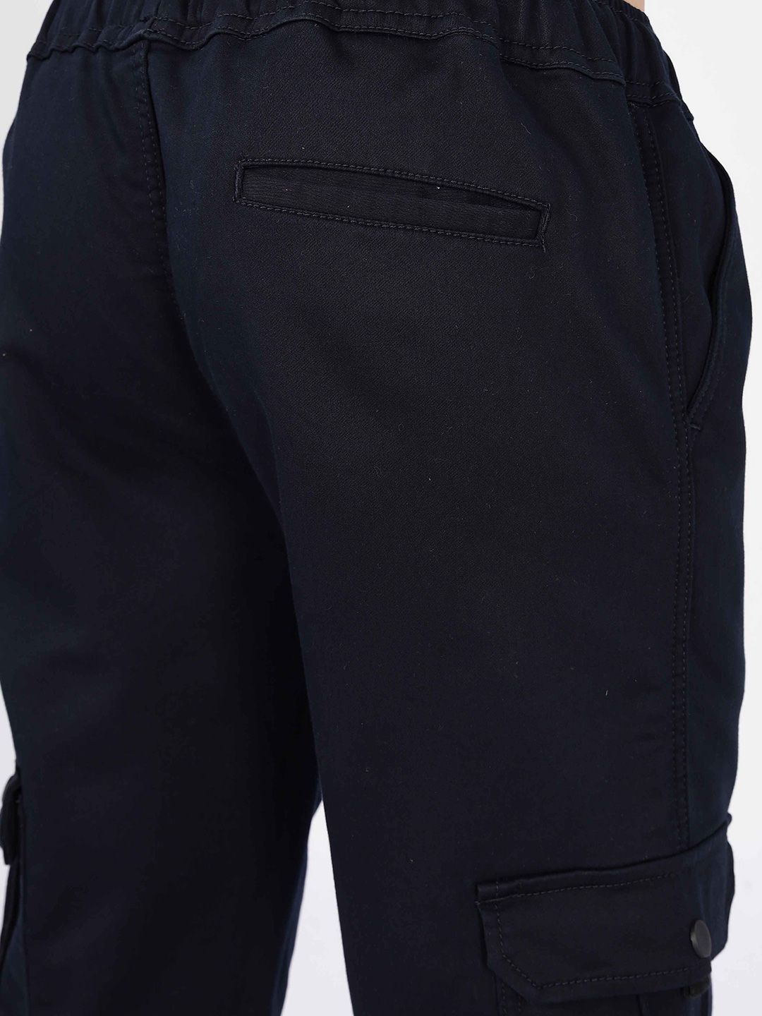 Eszett Lelaki Cotton Regular Fit Cargos Trousers