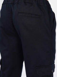 Eszett Lelaki Cotton Regular Fit Cargos Trousers