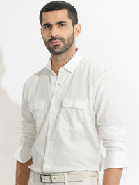 RARE RABBIT Men Lipton Slim Fit Classic Cotton Shirt