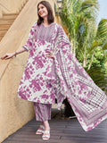 KALINI Women Floral Printed Kurta with Trousers & With Dupatta