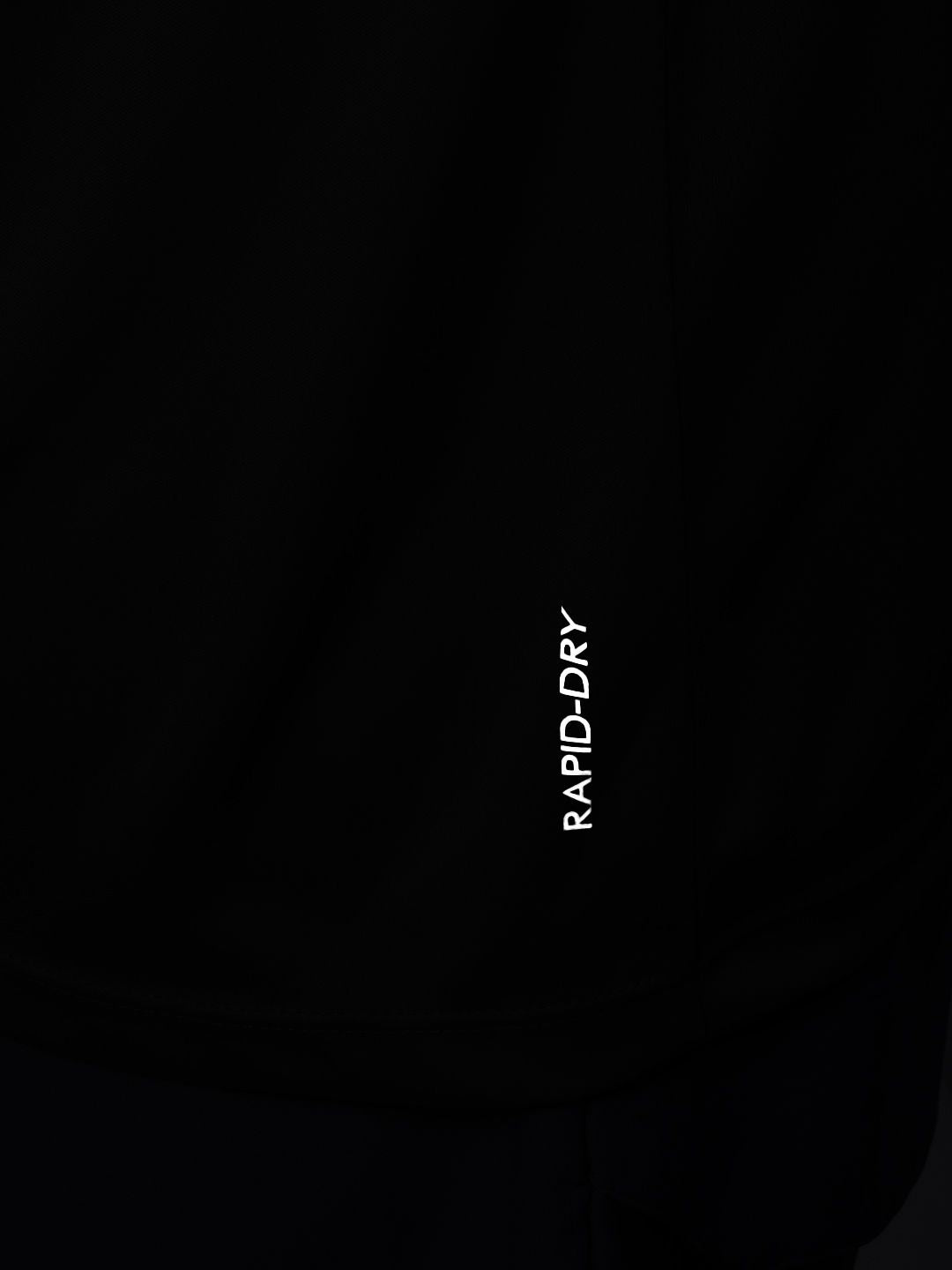 HRX by Hrithik Roshan Typography Printed Raglan Sleeves Rapid-Dry Running T-shirt