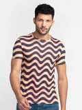 Being Human Horizontal Striped T-shirt