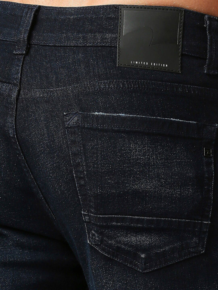 SPYKAR Men Slim Fit Low-Rise Low Distress Light Fade Stretchable Cotton Jeans