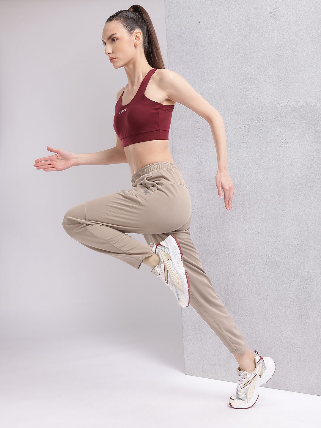 HRX by Hrithik Roshan Women Regular Fit Rapid Dry Running Track Pants