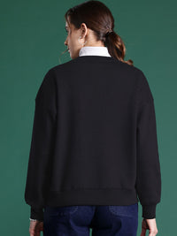 DressBerry Women Solid Sweatshirt