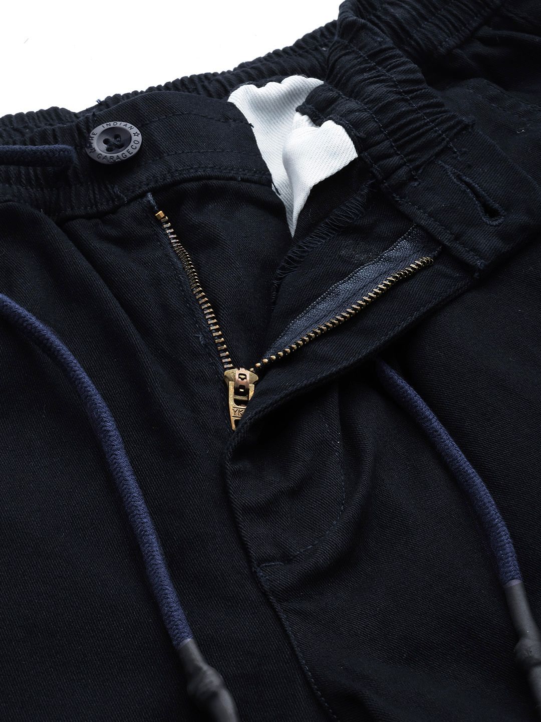 The Indian Garage Co Men Slim Fit Joggers Trousers
