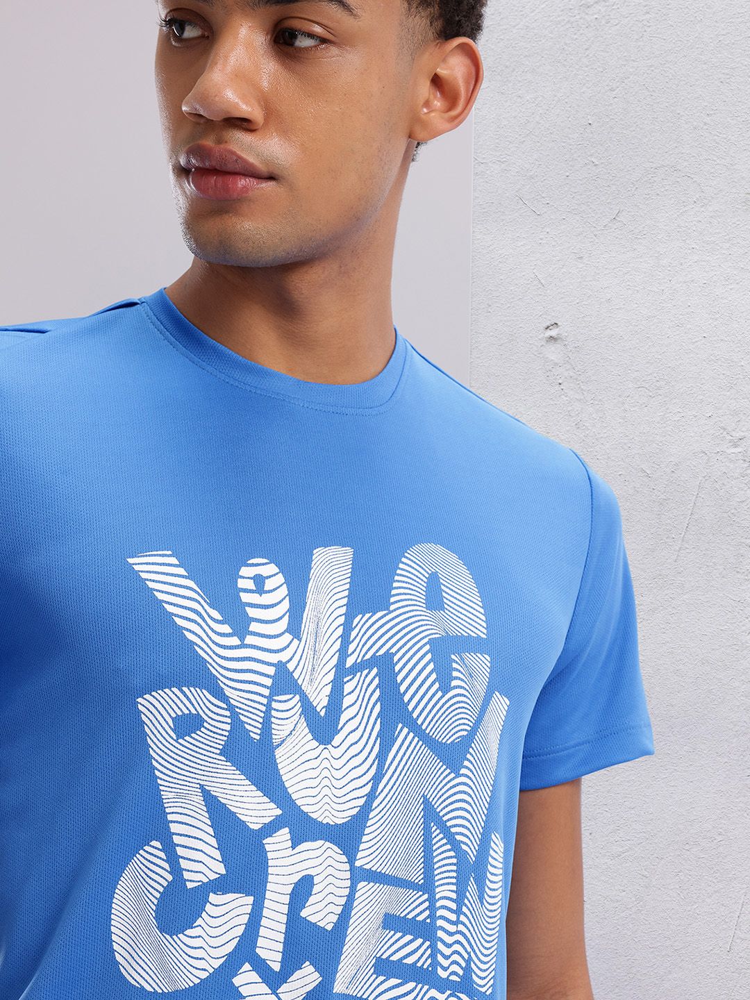 HRX by Hrithik Roshan Men Typography Printed Rapid-Dry Running T-shirt