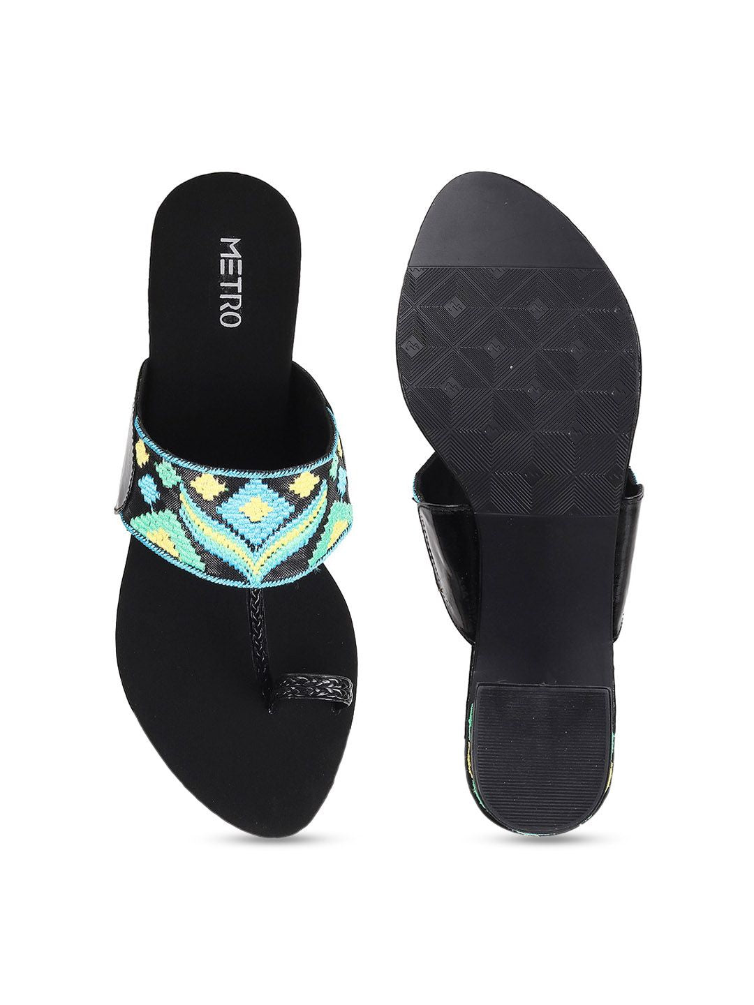 Metro Open Toe Block Sandals