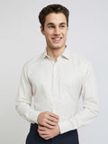 Park Avenue Slim Fit Windowpane Checks Formal Shirt