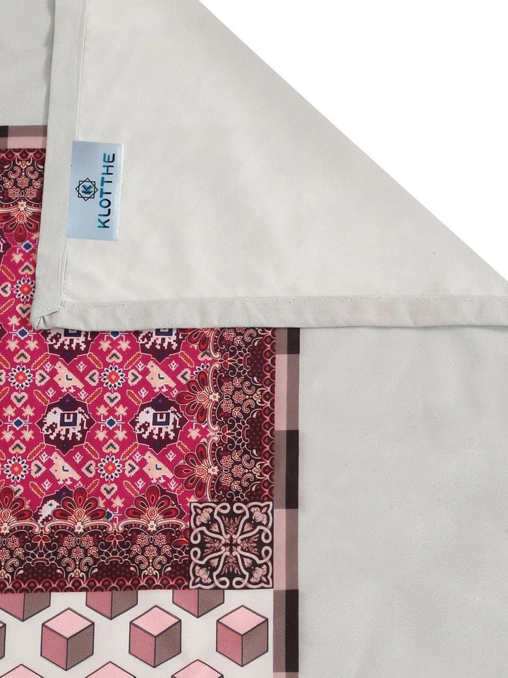 Moda Rapido X KLOTTHE Multicoloured Floral 400 TC King Bedsheet with 2 Pillow Covers