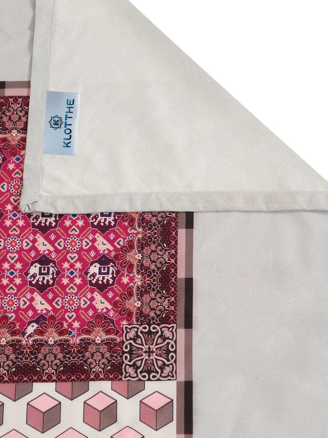 Moda Rapido X KLOTTHE Multicoloured Floral 400 TC King Bedsheet with 2 Pillow Covers