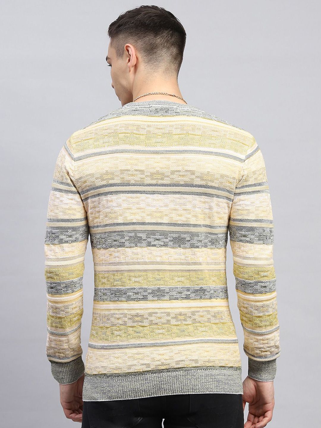 Monte Carlo Men Striped Pullover