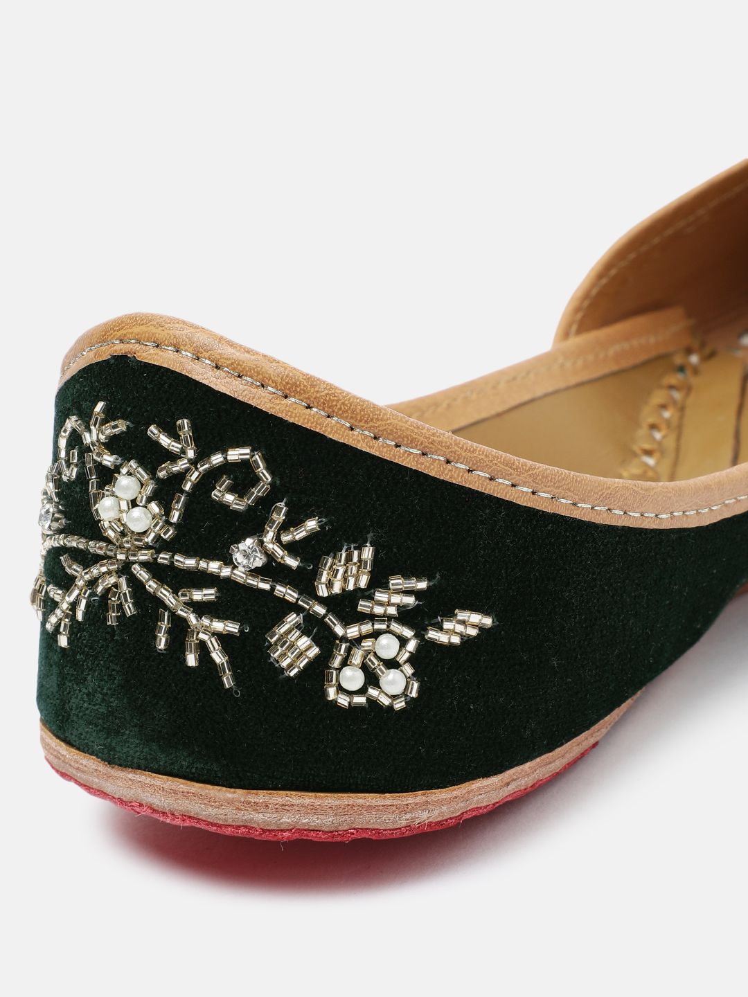 House of Pataudi Women Ethnic Embellished Mojaris