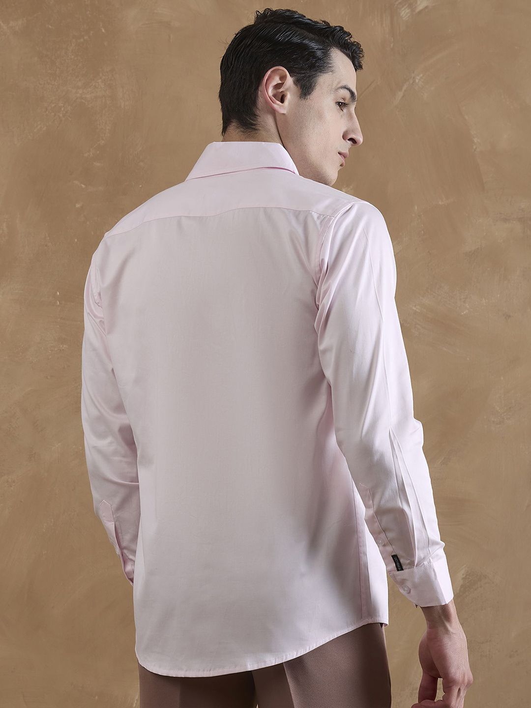 DENNISON Men Smart Fit Button-Down Collar Cotton Cooper Collar Formal Shirt