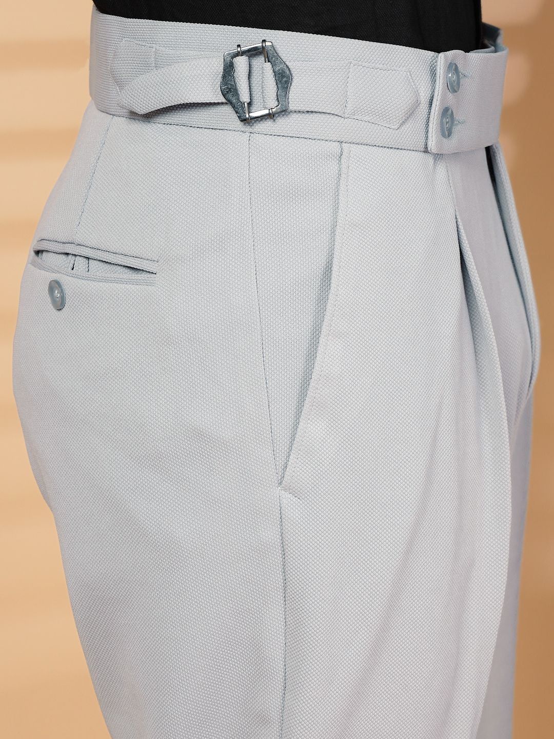 Moda Rapido Men Easy Wash Pleated Trousers