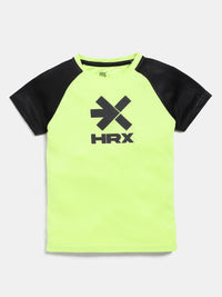 HRX by Hrithik Roshan Boys Brand Logo Printed T-shirt