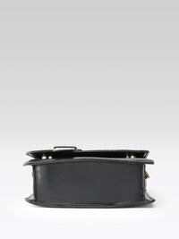 DressBerry Textured Structured Satchel with Belt Detail