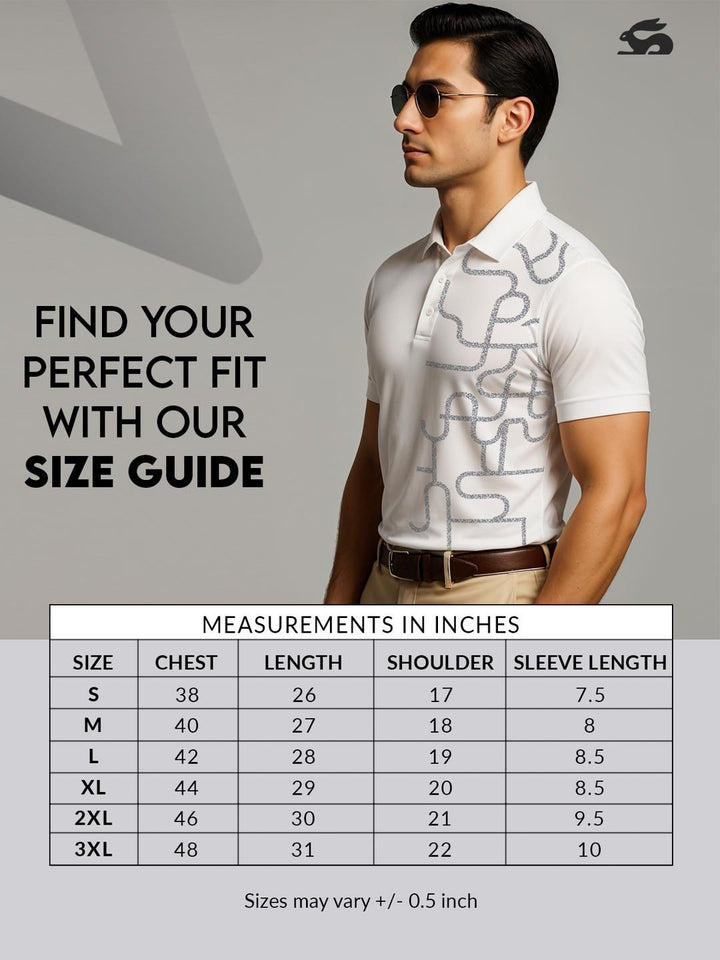 ADRO Men Off White Cotton Tshirts
