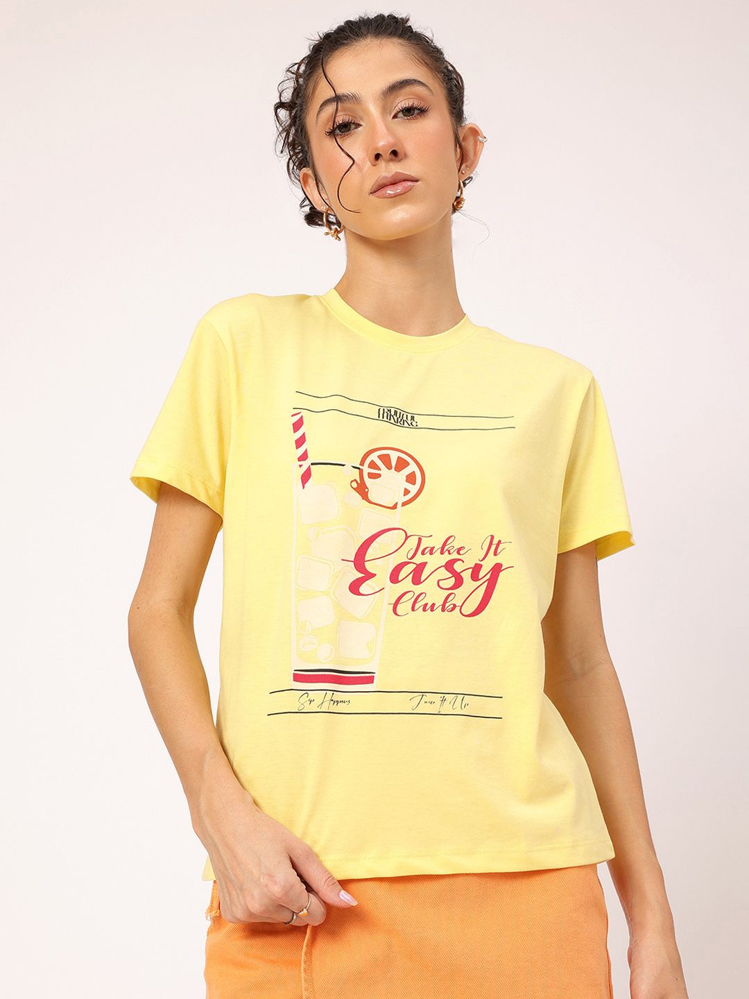 DressBerry Vivid Vibrance Printed T-shirt