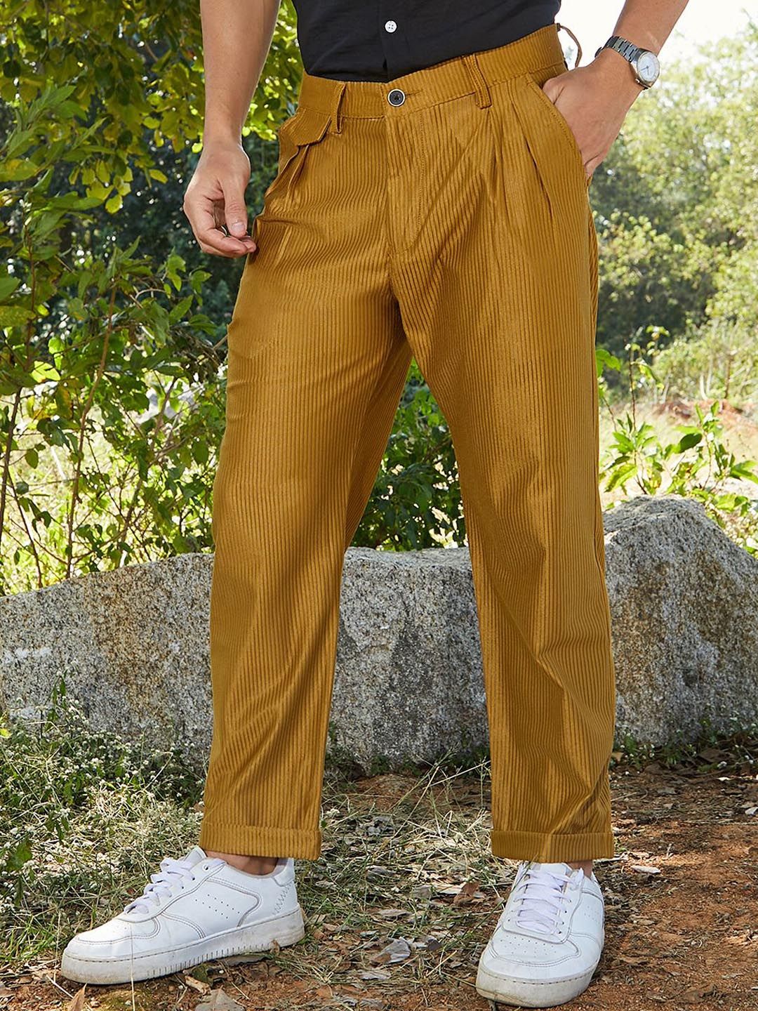 Campus Sutra Men Comfort Trousers
