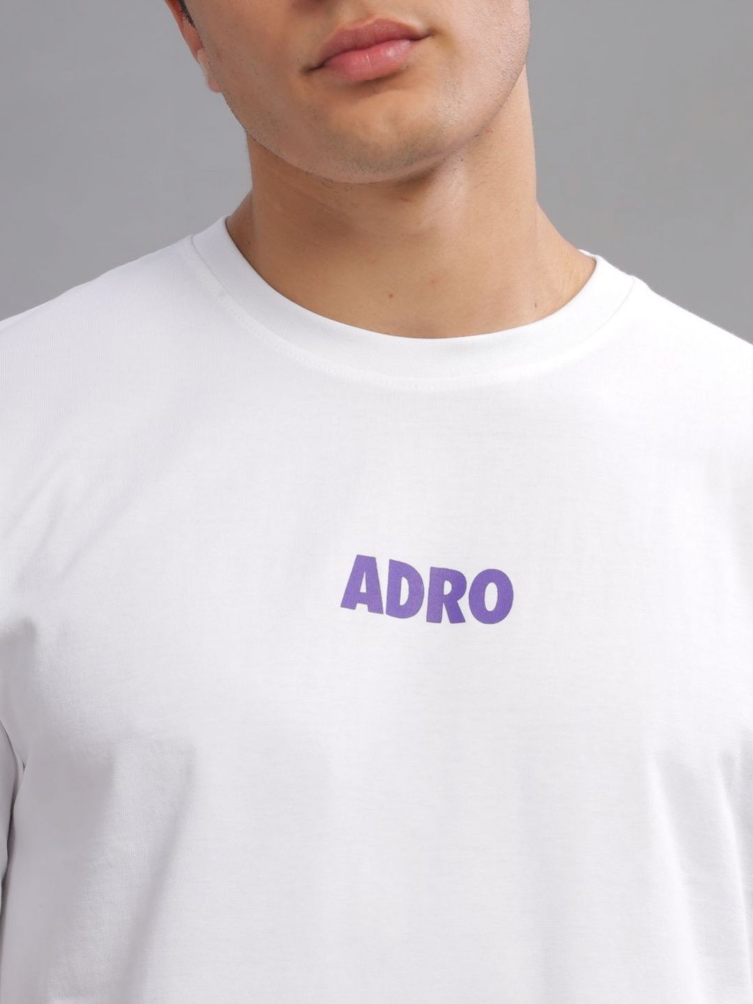 ADRO Men Graphic Printed Round Neck Cotton T-shirt