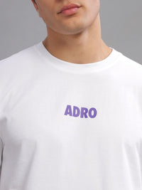 ADRO Men Graphic Printed Round Neck Cotton T-shirt