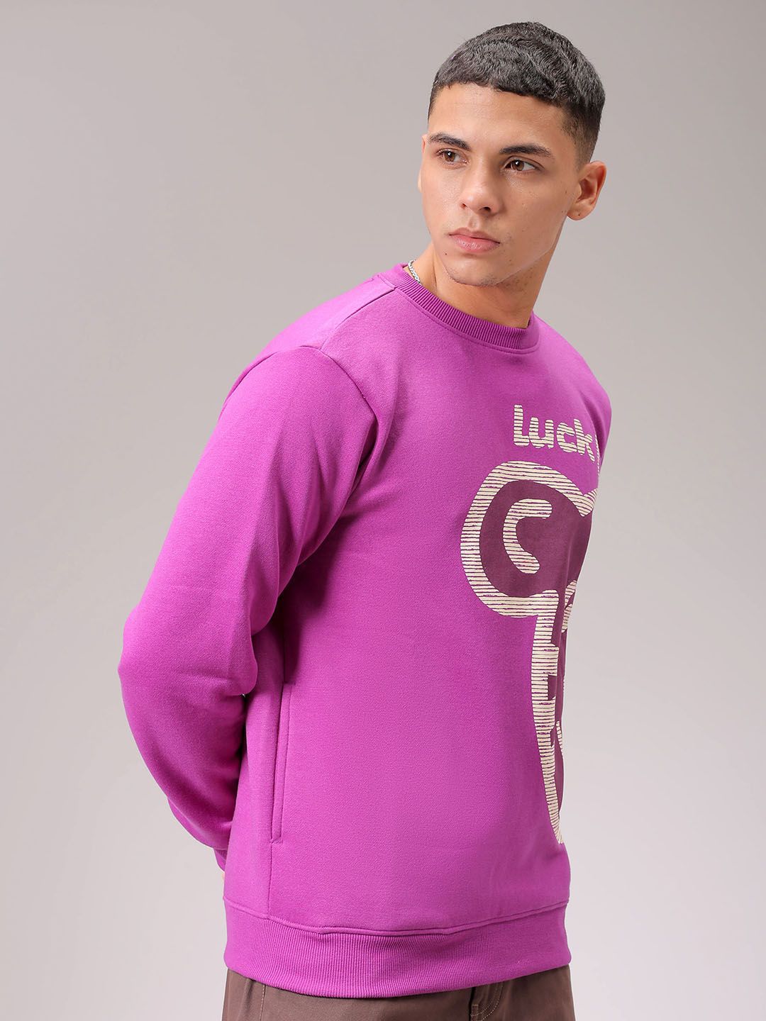 The Indian Garage Co Men Long Sleeves Round Neck Sweatshirt