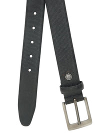 Teakwood Leathers Men Textured Leather Belt