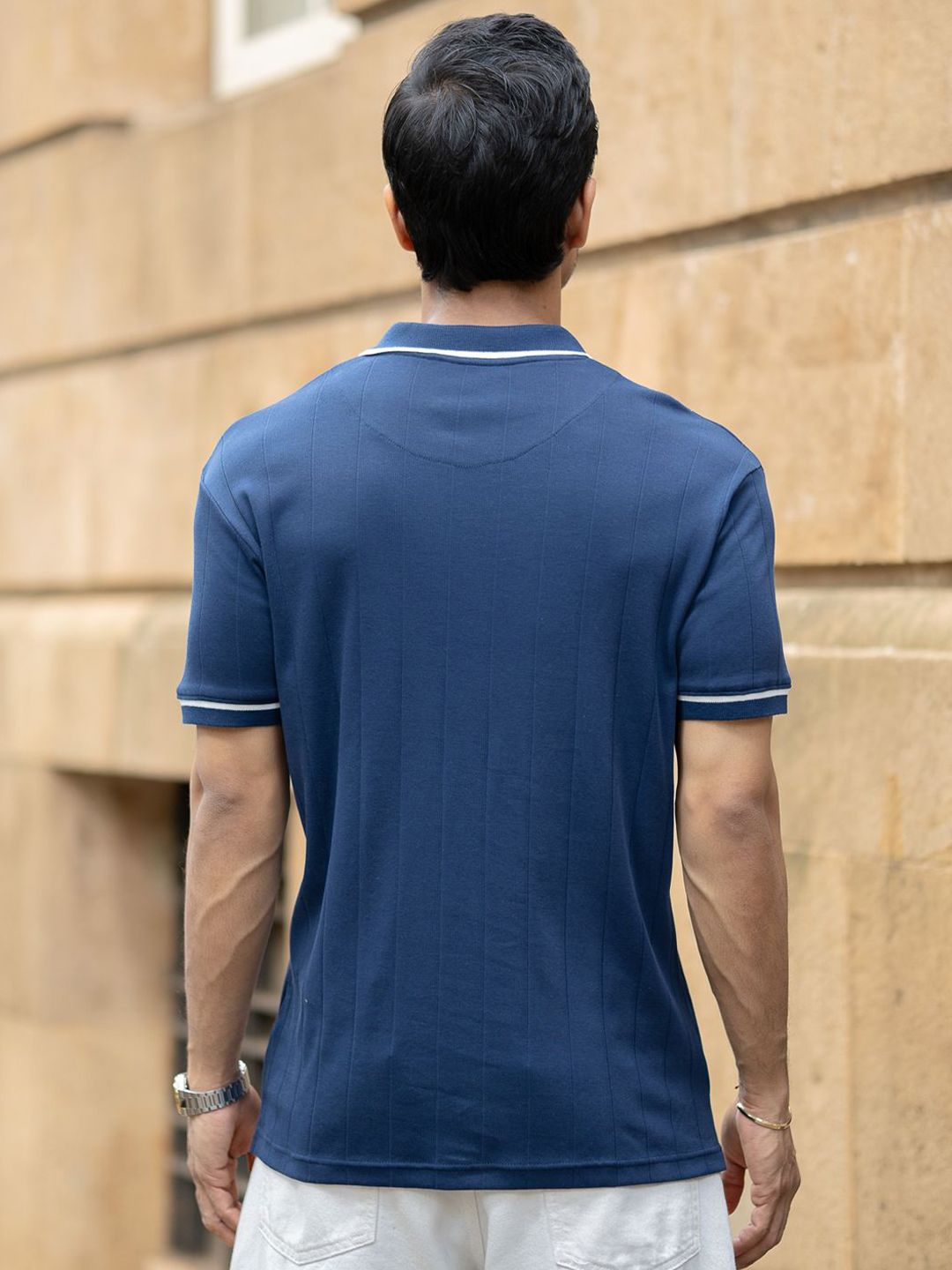 Powerlook Men Polo Collar T-shirt