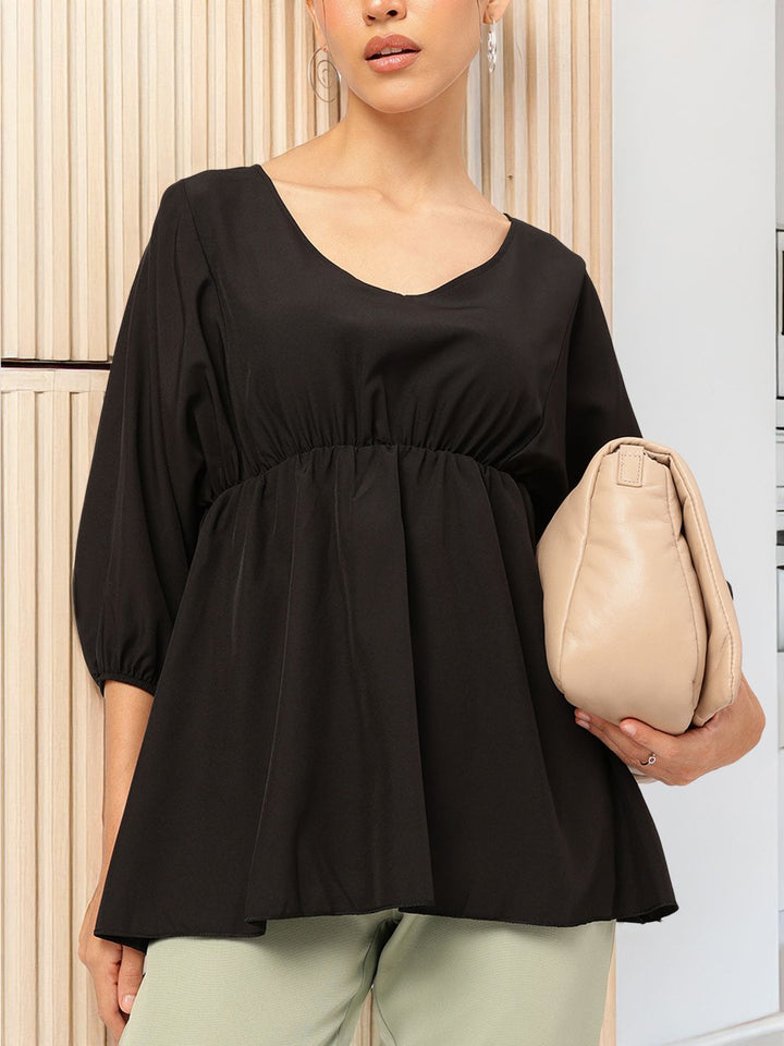 DressBerry High-Waisted Chic Empire Top