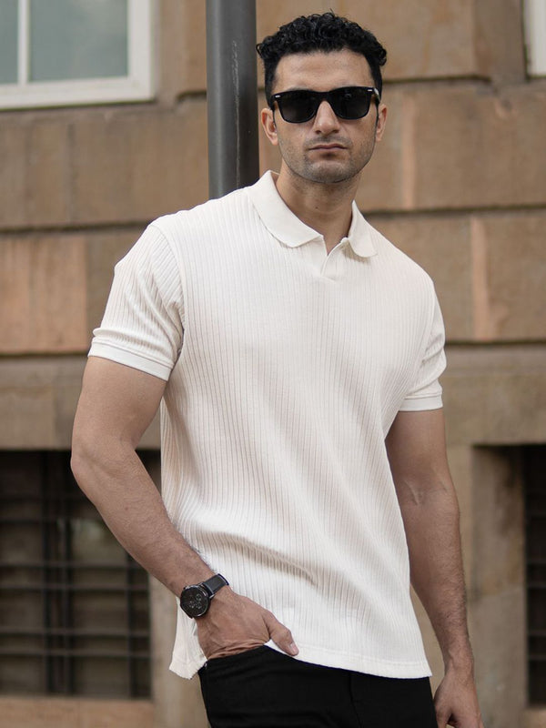 Powerlook Men Polo Collar T-shirt
