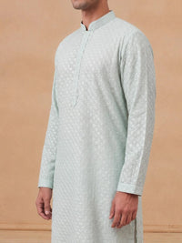 House of Chikankari Men Embroidered Chikankari Kurta