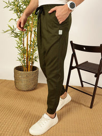 Thomas Scott Men Regular Fit Classic Easy Wash Mid-Rise Woven Joggers