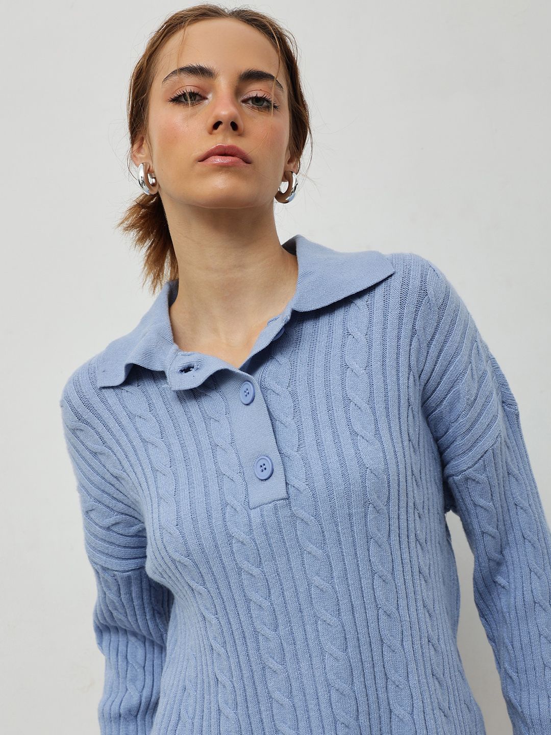 STREET 9 Women Cable Knit Pullover