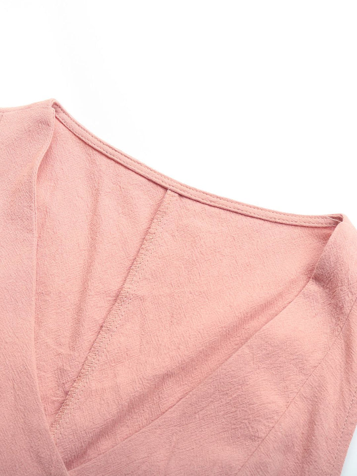 DressBerry Belted Detail A-Line Mini Dress
