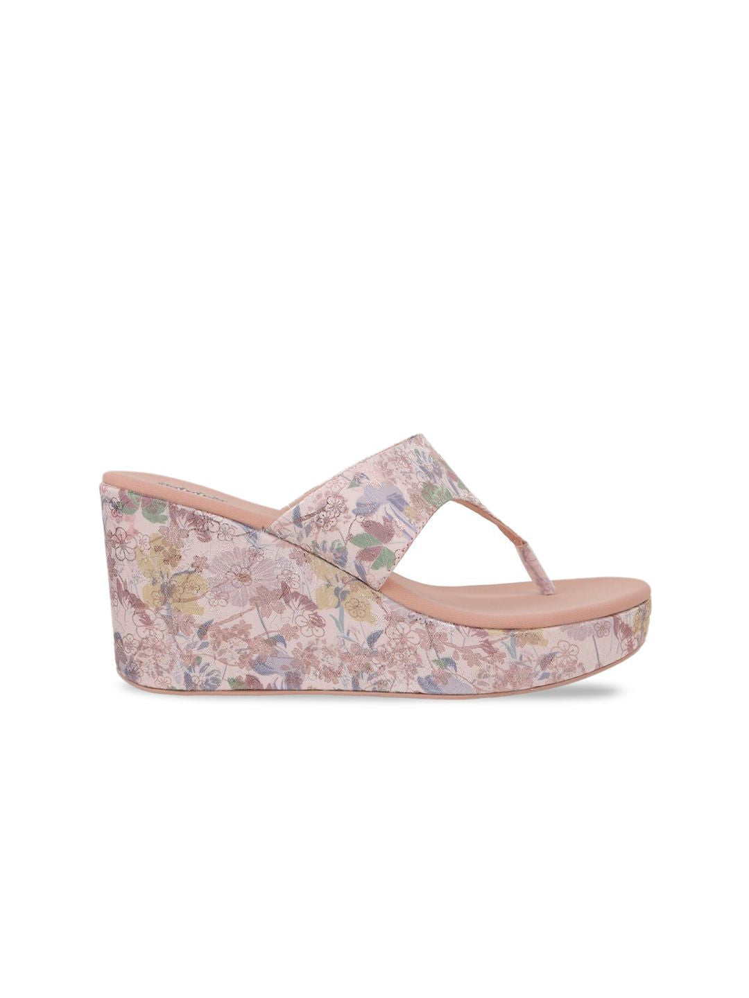Mochi Printed Wedge Sandals