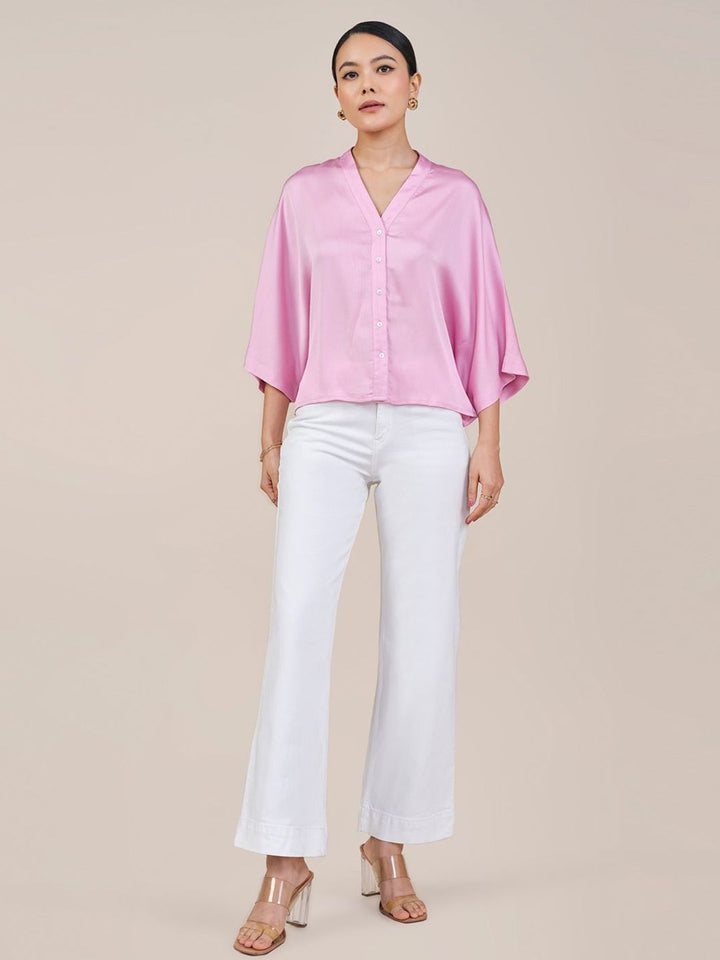 AND Women Extended Sleeves Shirt Style Top