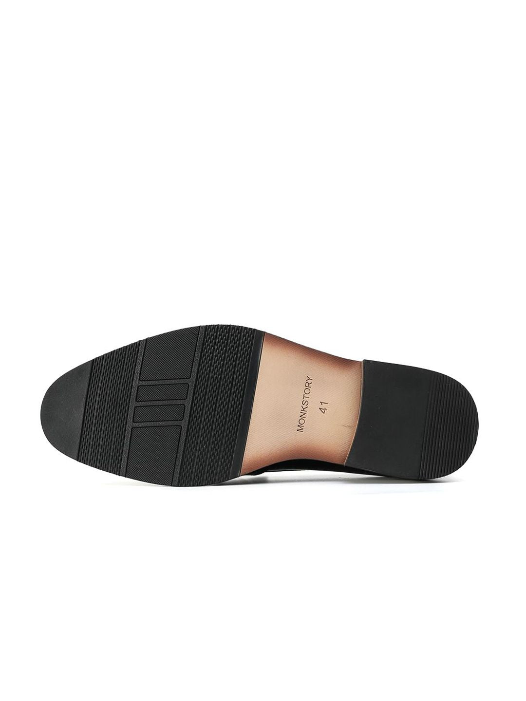 MONKSTORY Men Belted Slip On Formal Shoes
