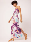 DressBerry Slit-Edge Chic Printed Bodycon Maxi Dress