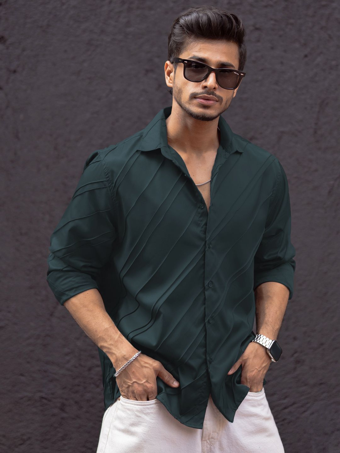 Powerlook Men Opaque Casual Shirt