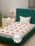 Cadar Bujang KLOTTHE Beige Geometric Cotton