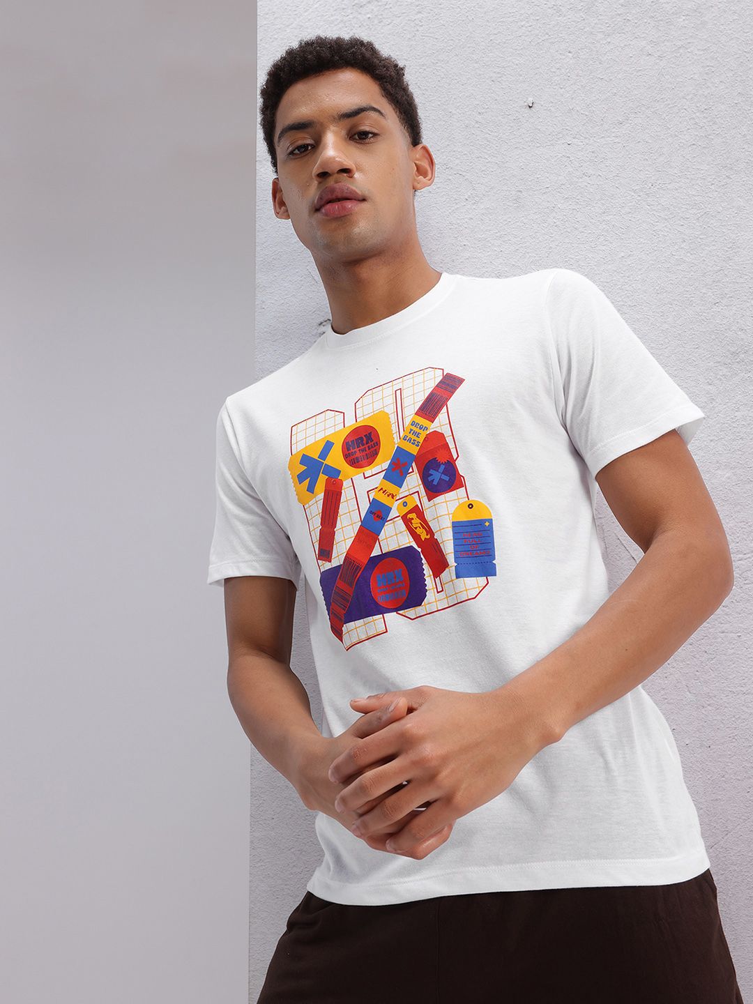 HRX by Hrithik Roshan Graphic Printed T-shirt