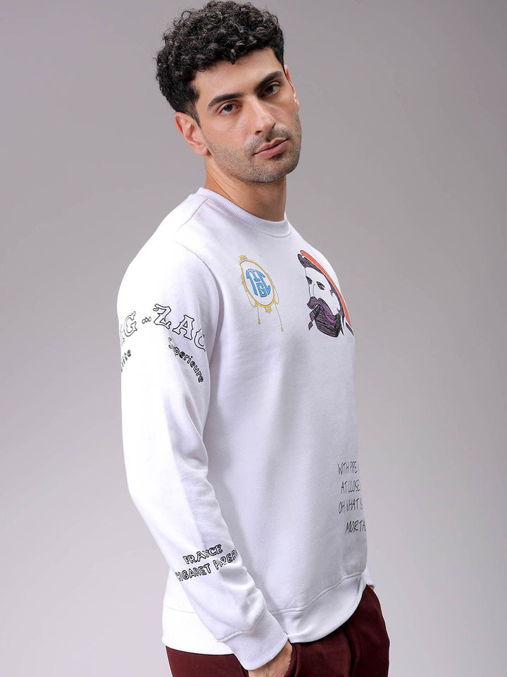 The Indian Garage Co Men Printed Sweatshirt