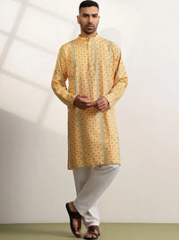 Anouk Men Ethnic Motifs Printed Regular Kurta with Pyjamas