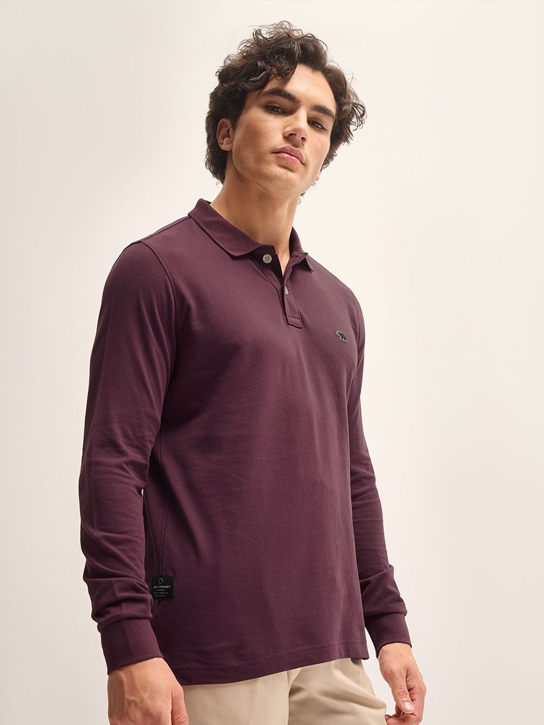 THE BEAR HOUSE Men Polo Collar T-shirt