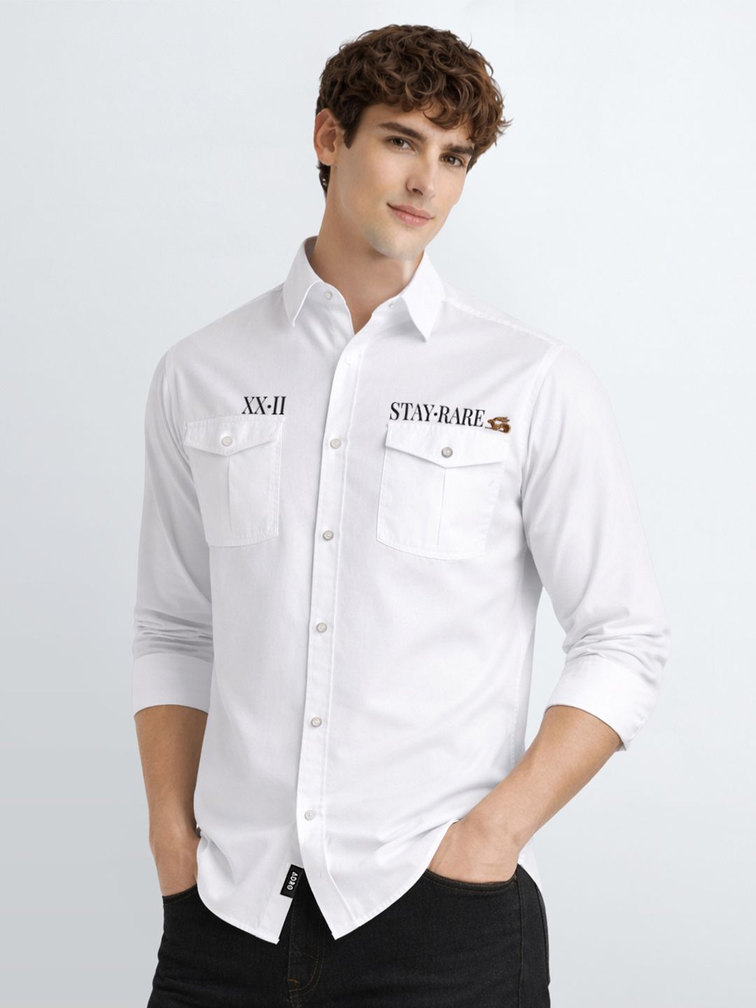 Baju Kasual Bercetak Standard ADRO Lelaki