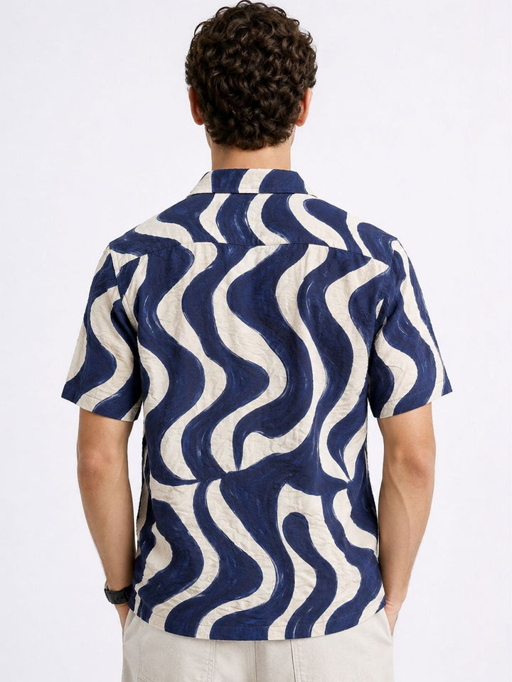 ADRO Men Relaxed Printed Casual Shirt