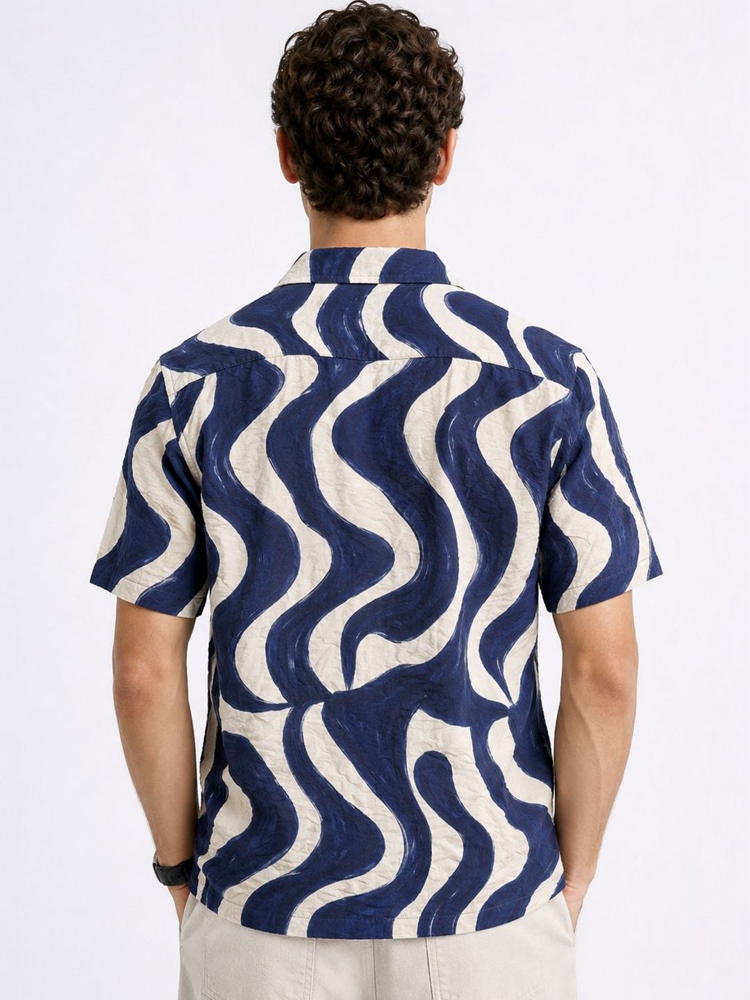 ADRO Men Relaxed Printed Casual Shirt