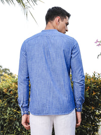 Thomas Scott Men Premium Slim Fit Opaque Casual Shirt